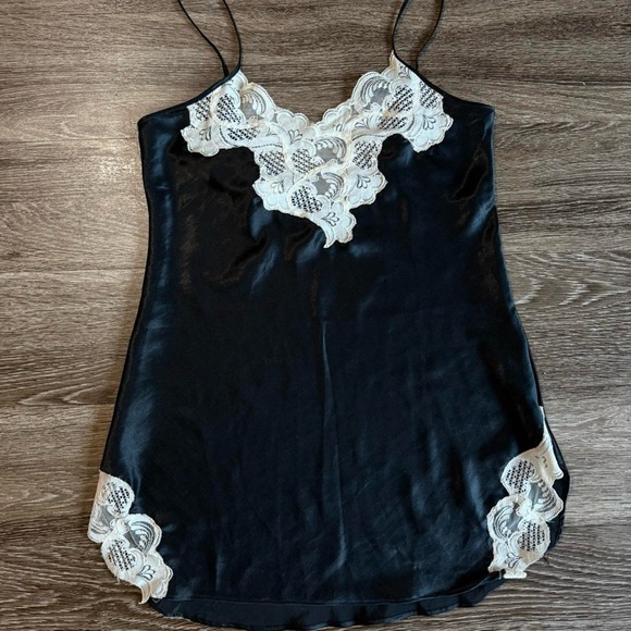 Victoria's Secret Other - Victoria's Secret Black Satin Lingerie